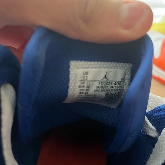 Nike Air Jordan 1 Mid NY Knicks "Wheaties" Blue Orange FD1029-400 Men's Size 12 - Picture 6 of 8